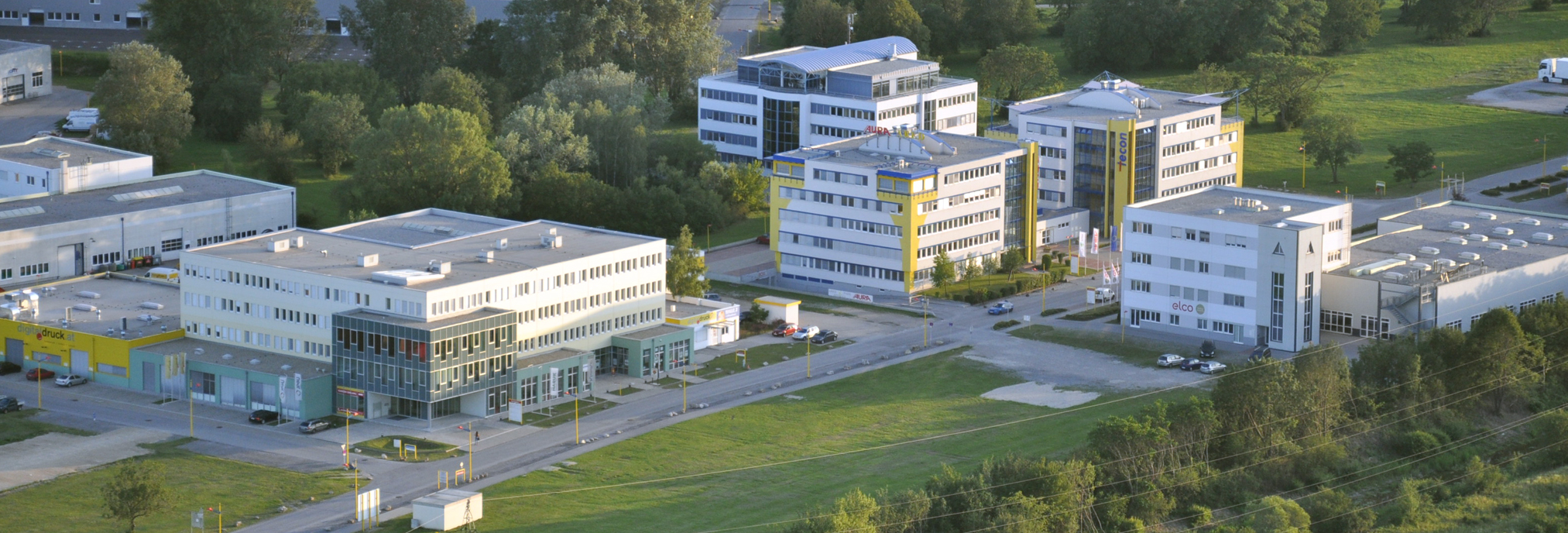 EMCA Campus Luftaufnahme